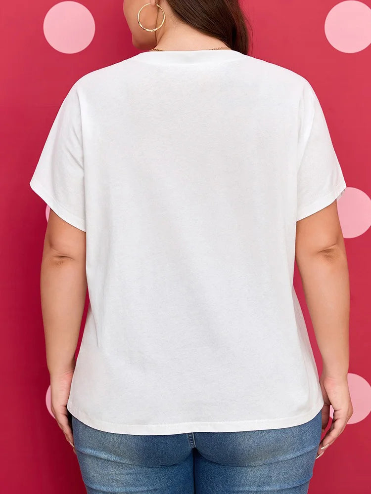 Leopard-Bow Appliqué Tee