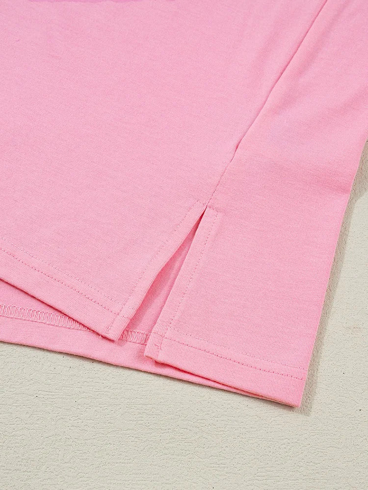 V-Neck Puff-Sleeve Blouse