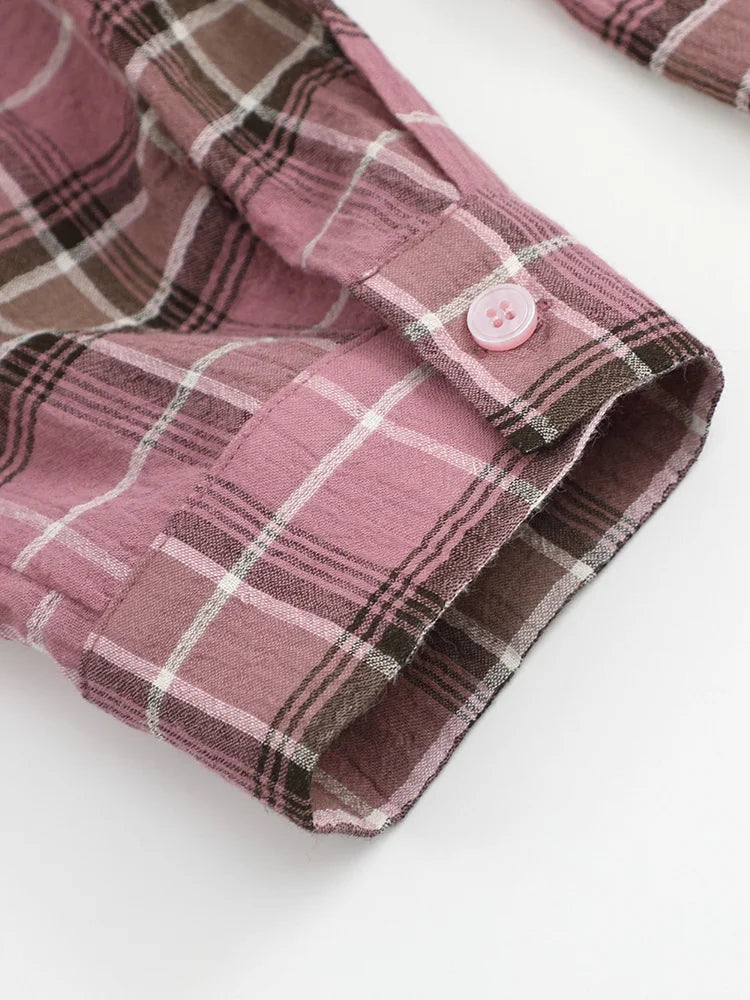 Relaxed Plaid Button-Down Shirt