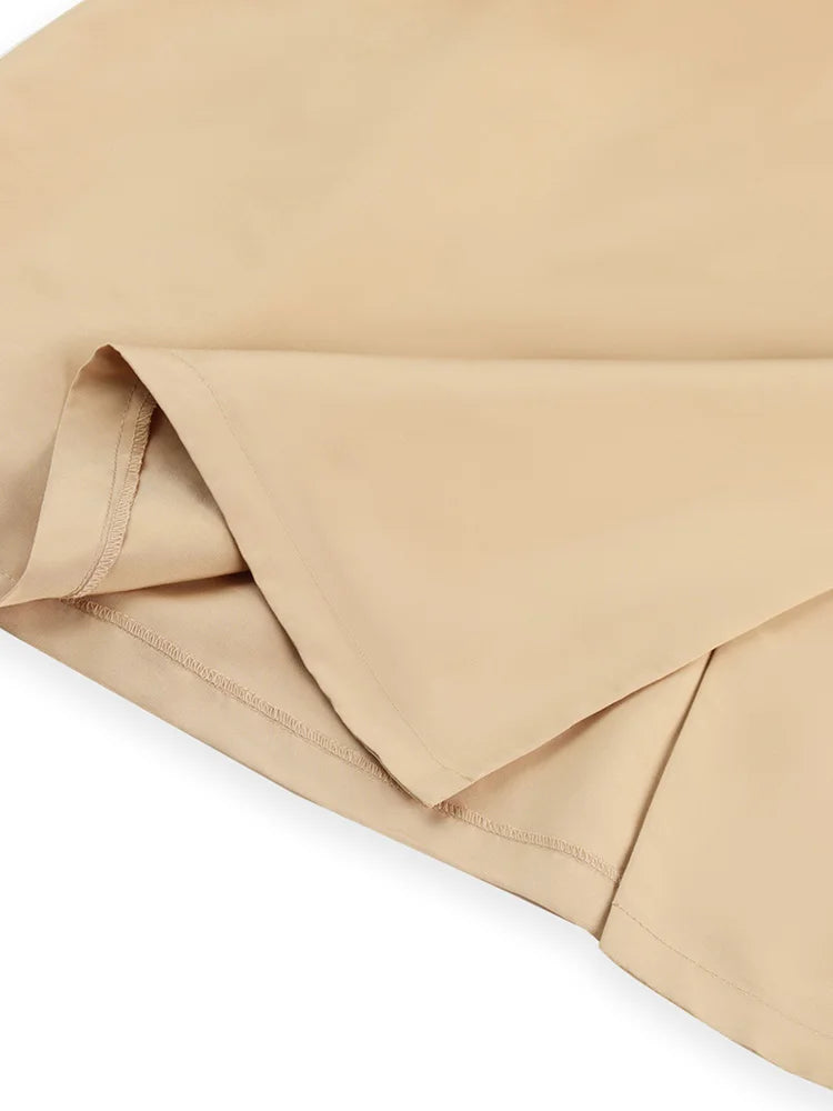 Double-Breasted Longline Trench Coat