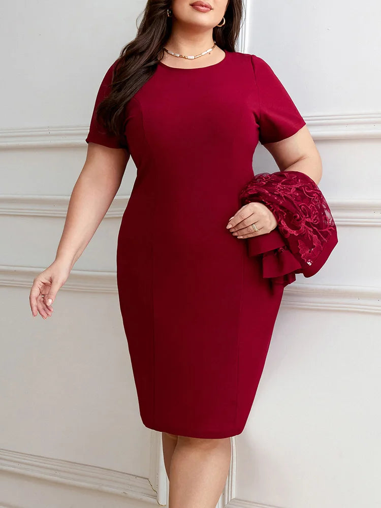 Lace Bolero & Sheath Dress Set