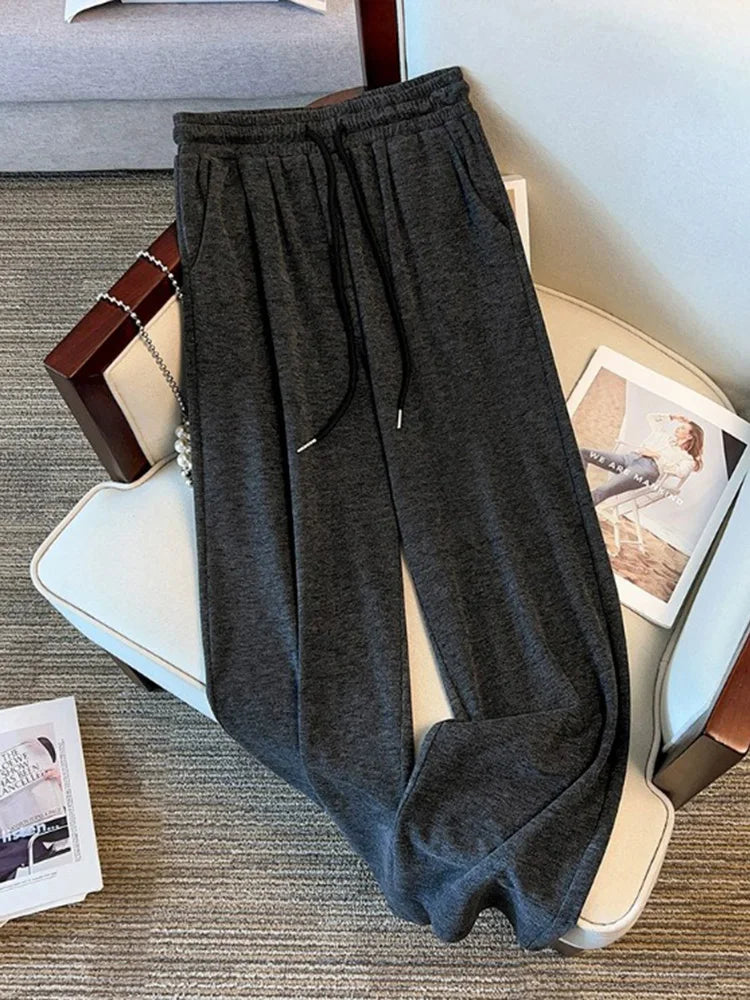 Hooded Henley Top & Flared Pants Set