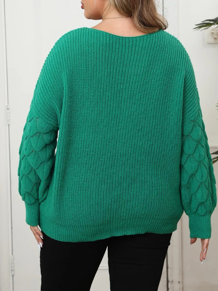 Bow-Appliqué Cable-Knit Cardigan